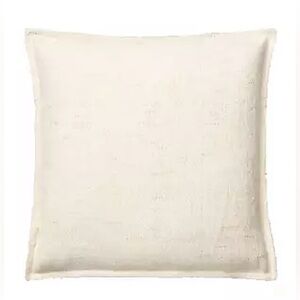 NEW RALPH LAUREN HOME TEXTURED BOUCLE HERRINGBONE BED SOFA THROW PILLOW CREAM